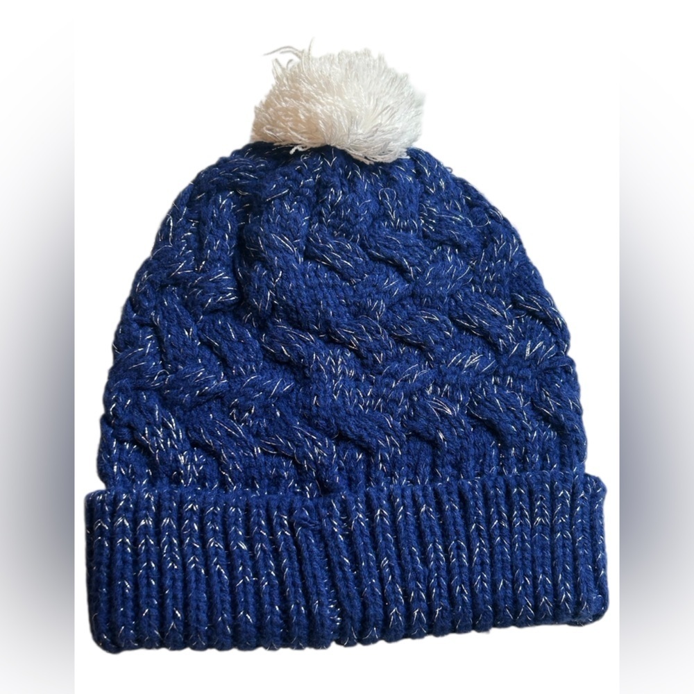 New York Giants 47 Brand Womens NFL Fiona Cuff Knit Beanie - Picture 3 of 6